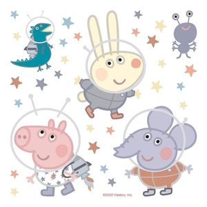 Samolepiaca dekorácia Peppa pig Space, 30 x 30 cm vyobraziť