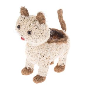 Prútený obal na kvetináč Mačka, 32 x 30 cm vyobraziť