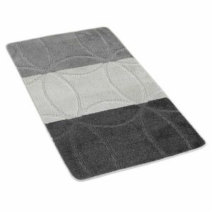 Kvalitex Kúpeľňová predložka Geometria sivá, 60 x 100 cm vyobraziť