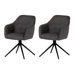 Sada jedálenských stoličiek s vratným mechanizmomHC-536 GREY2, 2 ks vyobraziť