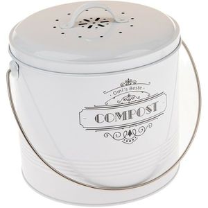 Kovová nádoba na kompost s uhlíkovým filtrom 8 l vyobraziť