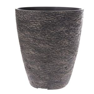 Plastový obal na kvetináč Ladrido tmavosivá, 22 x 26 cm vyobraziť