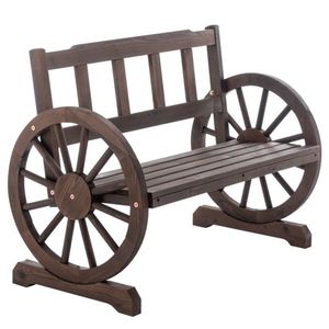 Záhradná lavička, hnedá, SABA TYP 1, S vyobraziť