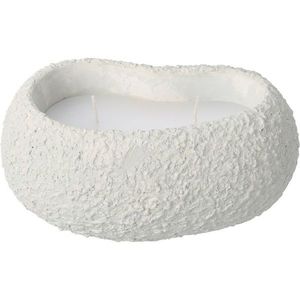 Dekoračná sviečka Dalia sivá, 16 x 7 x 10, 5 cm vyobraziť