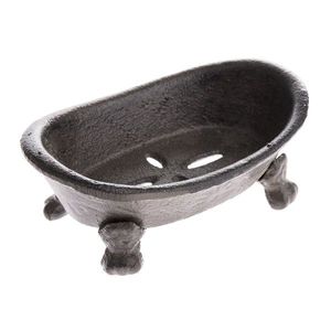 Liatinová mydlovnička Bath hnedá, 14 x 9 x 10, 5 cm vyobraziť