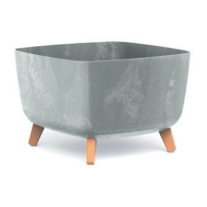 Kvetináč GRACIA SQUARE BETON EFFECT 39 cm, sivá vyobraziť