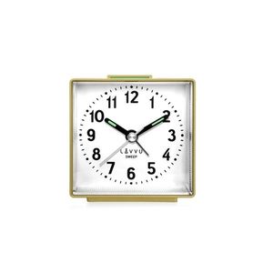 Lavvu LAS3013 Budík s plynulým chodom Sweep, zlatá vyobraziť