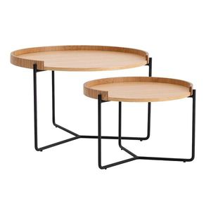 Odkladací stolík Mandy Natural, 2 ks vyobraziť