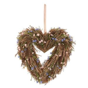 Závesná dekorácia Srdce zo sušených levandulí, 24 x 24 x 6 cm vyobraziť