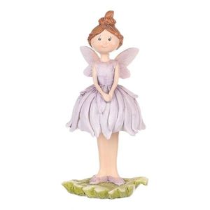Dekorácia margarétková víla fialová, 9 x 21 x 9 cm​, polyresin vyobraziť