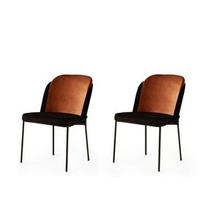 Súprava jedálenských stoličiek Dore Tile Red and Black, 2 ks vyobraziť