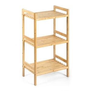 G21 Bambusový regál, 3 police, 3 poschodia vyobraziť