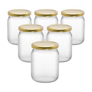 6-dielna sada zaváracích pohárov s viečkom, 540 ml vyobraziť