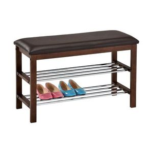 Botník so sedátkom 2 poschodia, hnedá vyobraziť