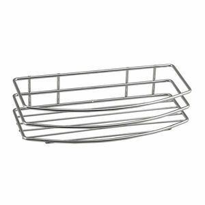 AQUALINE 37004 Chróm line drôtená polica jednoduchá, strieborná vyobraziť