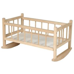 Drevená kolíska pre bábiky Valentína, 49 x 28 x 27 cm vyobraziť