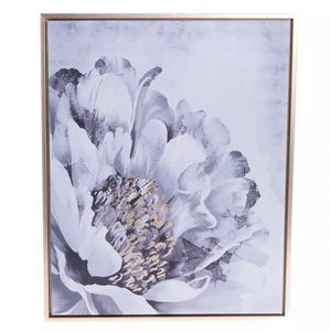 Obraz na plátně v rámu Pivoňka - zlatotisk , 40 x2, 5 x 50 cm vyobraziť