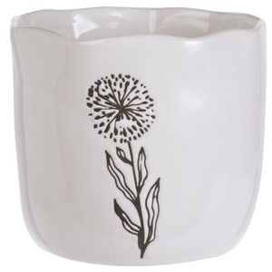 Porcelánový obal na kvetináč Valencia, 15 x 13 x 15 cm vyobraziť