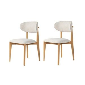 Súprava jedálenských stoličiek Lionte White and Light Oak, 2 ks vyobraziť