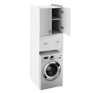 Hlboká skrinka nad práčku NATALI TYP 9, biela vyobraziť