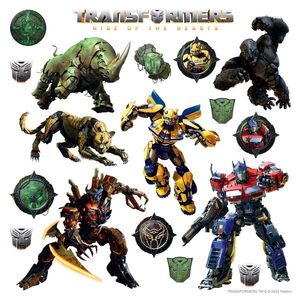 Samolepiaca dekorácia Transformers, 30 x 30 cm vyobraziť