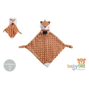 Usínačik babyted Srnček, hryzátko, hrkálka plyš 25 x 25cm, hnedá vyobraziť