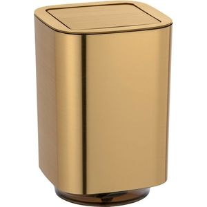Wenko Odpadkový kôš s výkyvným vekom Auron 5, 5 l, zlatá vyobraziť