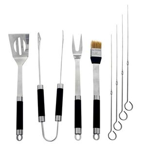 Orion 8-dielna grilovacia sada v kufríku, nerez vyobraziť