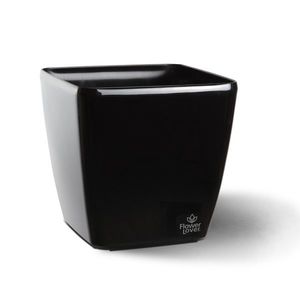 Flower Lover Obal na kvetináč Quadrato Easy čierna, 34 cm vyobraziť