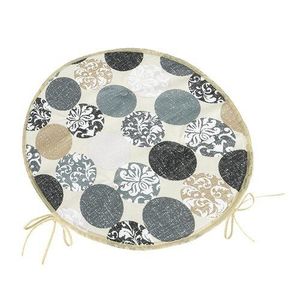 Bellatex Sedák Berta okrúhly hladký Guľa sivá, priemer 40 cm vyobraziť