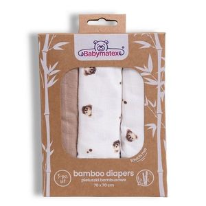 Babymatex Bambusové plienky Medvedík, 70 x 70 cm, súprava 3 ks vyobraziť