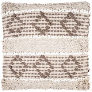 Dekoračný bavlnený vankúšik hnedý vzor, 45 x 45 cm vyobraziť