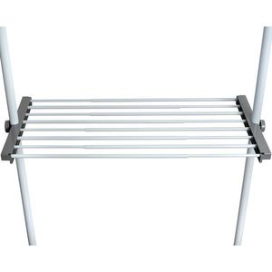 Wenko Teleskopická drôtená polica Hercules, 73–120 cm, biela vyobraziť