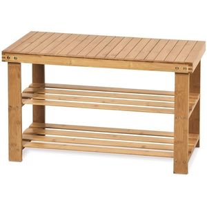 Botník 2 poschodia, bambus vyobraziť