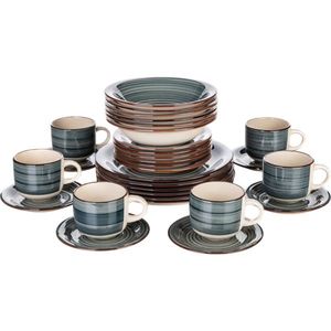 Banquet 30-dielna jedálenská súprava Spiral ​Blue vyobraziť