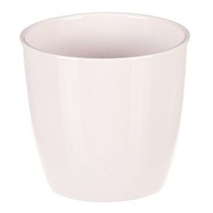 Keramický obal na kvety Terakota, pr. 12 cm, biela vyobraziť