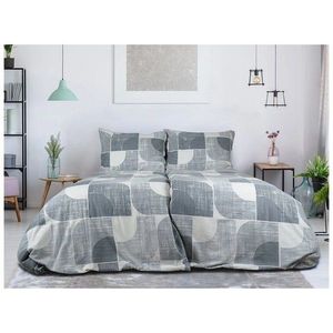 B.E.S. Petrovice Flanelové obliečky Nordic Grey, 140 x 200 cm, 70 x 90 cm vyobraziť