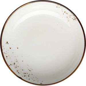 Mäser Hlboký tanier Pintar White hnedé bodky 21 cm vyobraziť