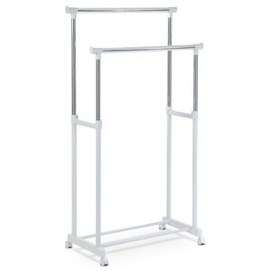 Stojan na šaty chróm / biela, 85 x 170 cm vyobraziť