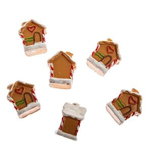 Súprava vianočných ozdôb Domček, 6 ks, polyresin vyobraziť