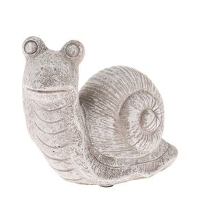 Záhradná betónová dekorácia Slimák sivá, 13 x 10 cm vyobraziť
