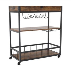 Servírovací vozík na kolieskach Silvius vyobraziť