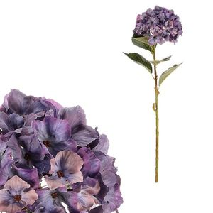 Hortenzia modrá - umelý rezaný kvet, 62 cm vyobraziť