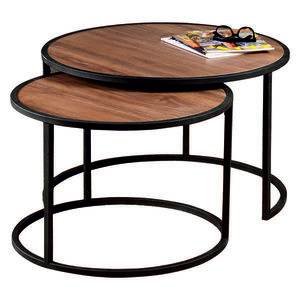 Odkladací stolík Tambur Walnut, 2 ks vyobraziť