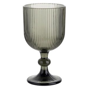 Florina Pohár na nôžke Vacanza 370 ml, sivá vyobraziť