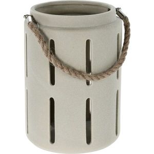 Dekoračný lampáš Danila, sivá, 15 x 21, 8 cm, dolomit vyobraziť