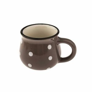 Keramický hrnček Dots 75 ml, sivá, 75 ml vyobraziť