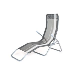 Happy Green Plážové ležadlo antracit, 142 x 60x 96 cm vyobraziť