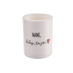 InDecor Sviečka s vôňou MAMI, díky, že jsi, 8 x 10 cm vyobraziť