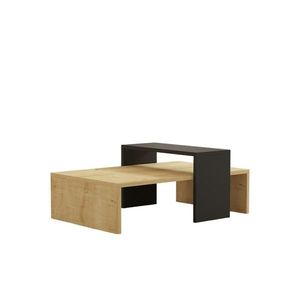 Konferenčný stolík Glow Anthracite and Sapphire Oak vyobraziť